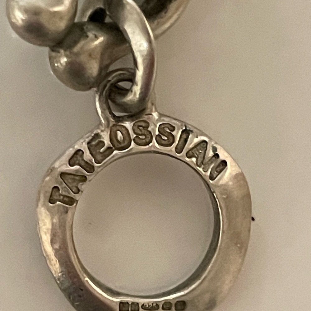 ‼️Moving Sale Tateossian London Chunky Silver Chain Bracelet 49g - Picture 4 of 14